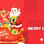 background psd giáng sinh ông già noel 23122025
