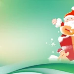 background psd giáng sinh xanh lá 23122025