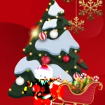 background psd giáng sinh màu đỏ noel 23122025a