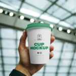 free coffee cup in hand mockup 21122025