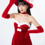 Model giáng sinh noel