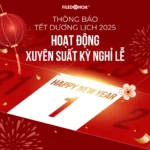 Banner vector thông báo nghỉ lễ màu đỏ 01012026 2914