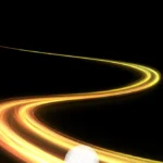 Curve light ánh sáng cong nền trong suốt