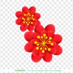 Png hình hoa đào nền trong suốt 06012026f