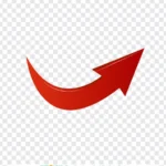 Png mủi tên màu đỏ nền trong suốt red arrow on a transparent background 12012026