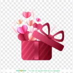 Png hộp quà trái tim heart-shaped gift box 29012026a