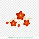 Png hình hoa đào nền trong suốt 06012026g