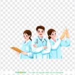 Png hình vẽ minh hoạ y tá bác sĩ 06012026