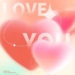 Psd thiết kế tình yêu valentine Valentine’s Day love design 15012026 6764