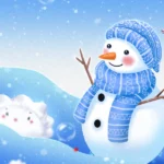 Psd tuyết người tuyết Snowman 19012026a