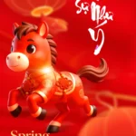 Psd background tết năm mới con ngựa Lunar New Year of the Horse. 26012026a