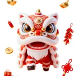 Psd png đầu lân con lân lion head 29012026