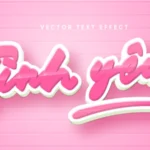 Vector Text Effect Tình yêu 27012026 7697