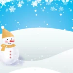 Psd mùa đông người tuyết Winter Snowman 10022026