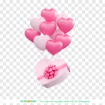 Png hộp quà trái tim valentine Valentine’s Day heart-shaped gift box 9491