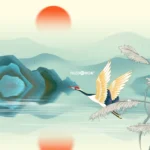 Hình nền phong cảnh kiểu Trung Quốc Chinese-style landscape wallpaper 06022026