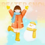 Psd mùa đông người tuyết Winter Snowman 10022026d