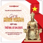 Psd free download banner thông báo giỗ tổ hùng vương vua hùng 10791