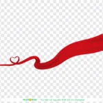 Png Ruy băng dải lụa màu đỏ tươi Bright red silk ribbon 10871