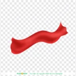 Png Ruy băng dải lụa màu đỏ tươi Bright red silk ribbon 10883