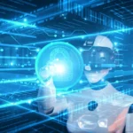 Psd hình nền công nghệ trí tuệ nhân tạo wallpaper with artificial intelligence technology 10740