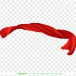 Png Ruy băng dải lụa màu đỏ tươi Bright red silk ribbon 10886