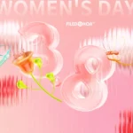 Psd nền màu hồng valentine quốc tế phụ nữ International Women’s Day Pink 10333
