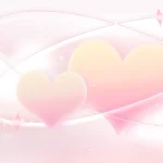 Psd nền màu hồng trái tim Pink heart background 9681