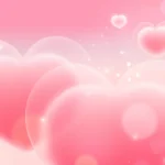 Psd nền màu hồng trái tim Pink heart background 9698