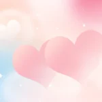 Psd nền màu hồng trái tim Pink heart background 9701