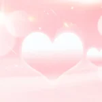 Psd nền màu hồng trái tim Pink heart background 9747