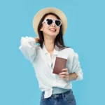 Stock photo model, travel model 9779