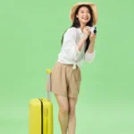 Stock photo model, travel model 9788