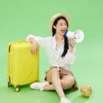 Stock photo model, travel model 9794