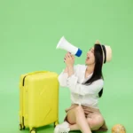 Stock photo model, travel model 9797
