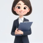 Jpg người phụ nữ hoạt hình 3D mặc vest animated woman wearing a suit 10315