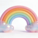 3D đám mây bảy sắc cầu vòng rainbow cloud 10017