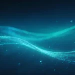Jpg Nền sóng phát sáng màu xanh đậm Dark blue glowing wave background 10210