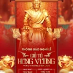 Psd banner giỗ tổ hùng vương vua hùng 10694