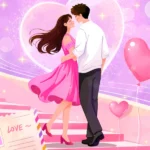 Psd cặp đôi tình yêu valentine Valentine’s Day couple 9612