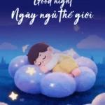 Psd trẻ em, thiếu nhi, ngày thế giới ngủ, children’s, World Sleep Day 10052