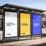 Free 3 Panel Billboard Mockup 10131