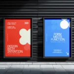 Free Poster Mockup On Industrial Wall 10125