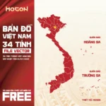 [VECTOR] Bản Đồ Việt Nam 34 Tỉnh Thành Mới (2025) 10813