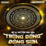 Bộ 12 Vector Hoa Văn Trống Đồng Đông Sơn (Free Download) 10816