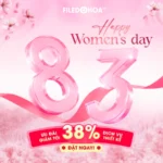 Psd banner vuông 8/3 quốc tế phụ nữ International Women’s Day (March 8th). 10534