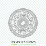 Vector png file trống đồng Việt Nam miễn phí free 10431