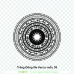 Vector png file trống đồng Việt Nam miễn phí free 10434