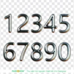 Png bộ chữ số Latin numeral set 14140