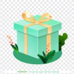 Png hộp quà nền trong suốt gift box with transparent background 14349